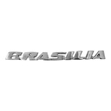 Emblema Letras Brasilia Cromado