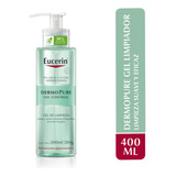 Eucerin Dermopure Oil Control Gel Limpiador Facial 400ml Tipo De Piel Grasa