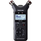 Gravador Áudio Portátil Tascam Dr-07x Microfone Ajustável