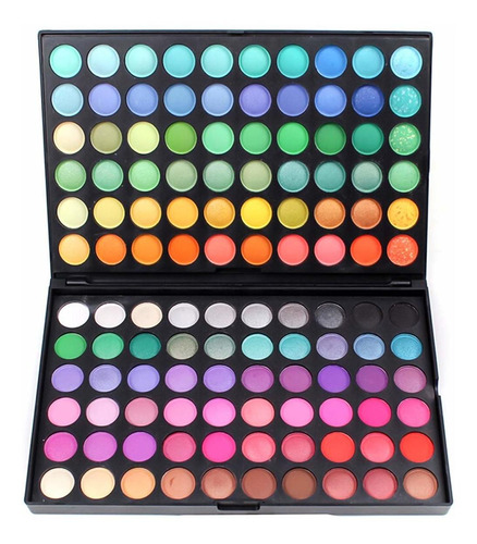 120 Colores Paleta De Sombras Larga Duración Maquillaje