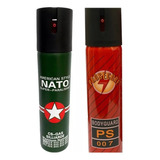 Spray Gás Lacrimogêneo 110ml + Spray De Pimenta 110ml