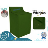 Cubre Lavadora Whirlpool 20 Kilos /felpa Tablero Militar