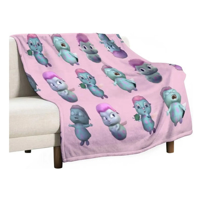 Manta Bibble Expressions, Suave Felpa, Decorativa A Cuadros