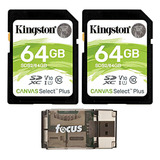 Tarjeta De Memoria Kingston Sdhc Canvas Select Plus De 64 Gb