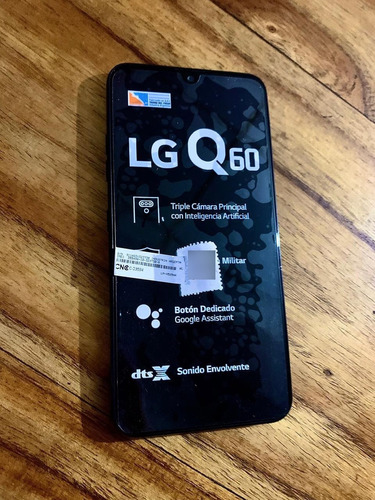 LG Q60 Dual Sim 64 Gb  New Aurora Black 3 Gb Ram X525wa