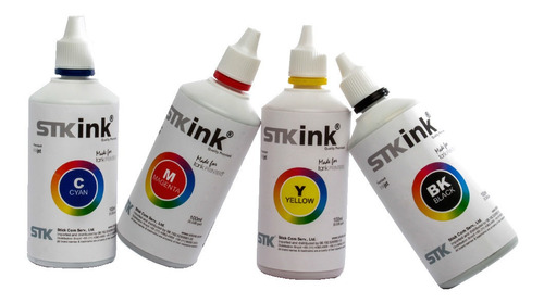 Kit 4 X 100 Ml P/ Impressora Epson Ecotank T664 L355