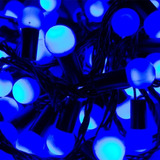 Serie Navideña Led Microfono 200 Luces Azul Intenso