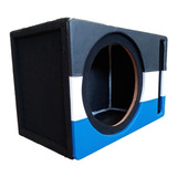 Cajón Para Subwoofer 12  Porteado Con Antifaz Color Nba