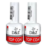 Top Coat D&z Blindagem Unhas Gel Led Uv Manicure 2 Unid Dez