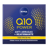 Nivea Crema Facial Antiarrugas Noche Q-10 Power 50 Ml.