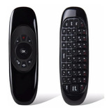 Controle Remoto Com Teclado Air Mouse Tv Android Receptores