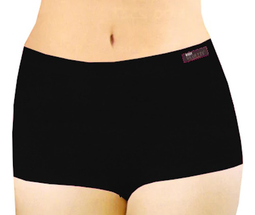 Boxer Cachetero Body Siluette Bambú Mod. 2534 Negro Chica