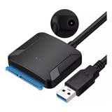 Cabo Adaptador Usb 3.0 Sata Disco Rígido 2.5 E 3.5 Hd E Ssd