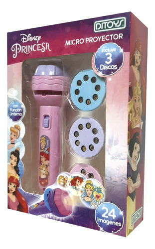 Linterna Micro Proyector Infantil Princesas Disney 2591
