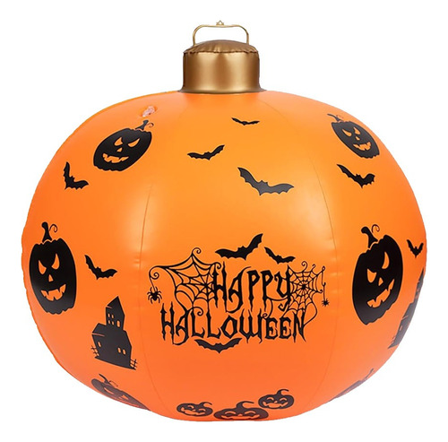 Pelota Inflable Halloween Con Luz Led