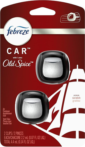 Febreze Aromatizante Auto Pack 2 Pzas De 2 Ml Old Spice