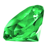 Joia De Cristal Tipo Diamante Fotos Unhas Gel Verde