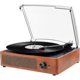 Toca Disco De Vinilo 3 Velocidades, Bluetooth, 