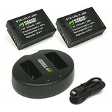 Bateria Wasabi Power Lp-e17 (paquete De 2) Y Cargador Dual U
