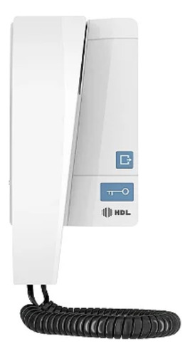 Monofone Interfone Hdl Advance 1 Botão Branco  Hdl