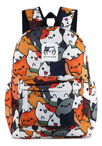 Totoro Mochilas Mujer Hombre  Escolares Viaje Para Laptop Impermeable Anime Juego Gato Profesor