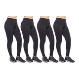 Kit 4 Legging Roupas Academia Ginástica Feminina Promoção