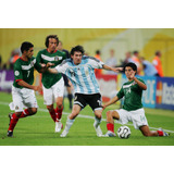 Camiseta Afa Selección Argentina 2006 #19 Messi M Amplió 