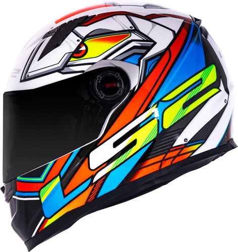 Capacete Masculino Feminino De Moto Ls2 Ff358 Xdron Neon