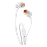 Auriculares Jbl T110 In-ear Pure Bass Microfono Blanco