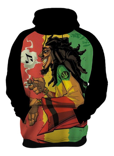 Blusa De Frio Moletom Bob Marley Reggae Música Jamaica Hd 1