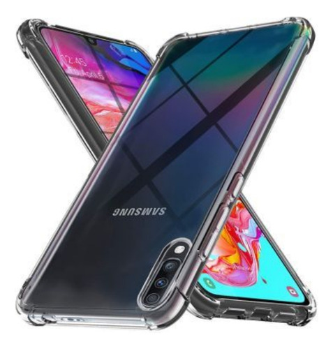 Funda Antigolpes Transparente Para Samsung  + Hidrogel 