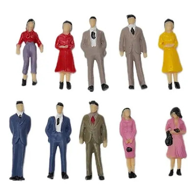 Humana Miniatura Persona Maqueta Modelo Escala 1:50 10pzs | Meses sin interés