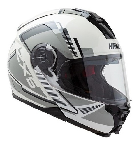 Casco Reb Hawk Zx5 Trooper Blanco L Moto Avenida