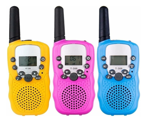 Radio Walkie Talkie For Niños Con Alcance De 8 Km Set 2 .