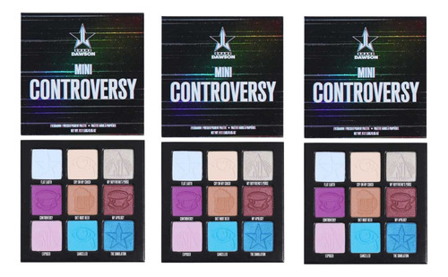 3 Paletas Mini Controversy, Jeffree Star 100% Original