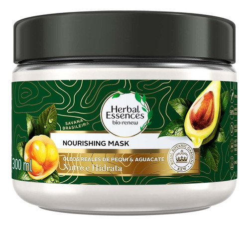 Mascarilla Hidratante Herbal Essences Pequi & Aguacate 300ml