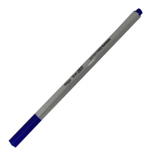 Marcador Microfibra Filgo Liner 038 Caja X 10 Color Azul