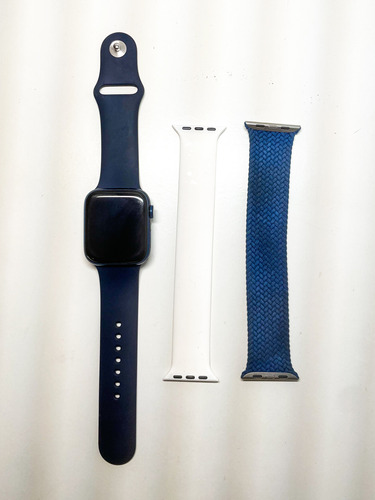 Apple Watch 6 Gps Wi-fi Azul 44mm + Duas Pulseiras Originais