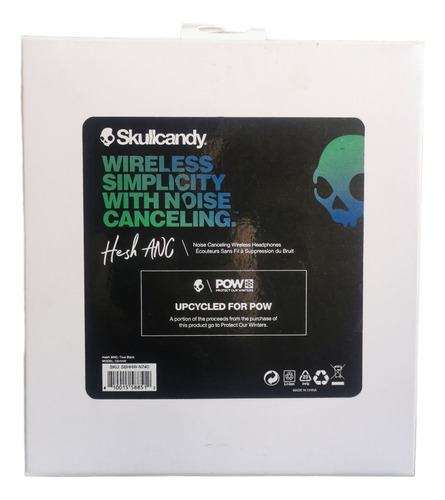 Skullcandy Hesh Anc Black | Audífonos Inalámbricos Over-ear 