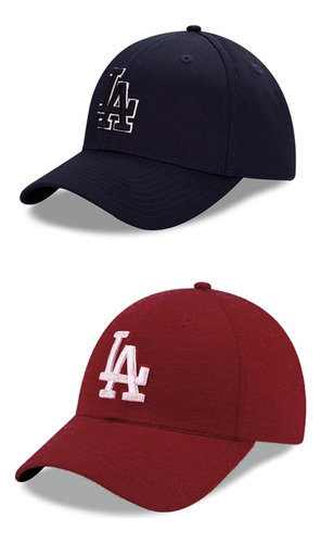 Set New Era Gorras La Dodgers  Ajustable Unisex