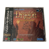 Sega Mega-cd - Rise Of The Dragon Japonês Lacrado Novo