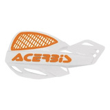 Cubre Mano Acerbis Uniko Vented Blanco/naranja- Bmmotopartes