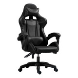 Silla De Escritorio Gamer Ergonomica Tapiz Cuero Sintetico