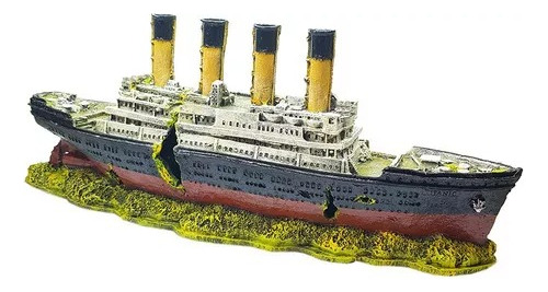 Enfeite Para Aquário - Titanic Grande 