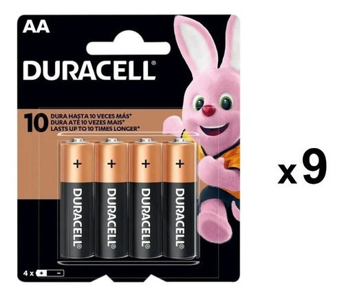 Kit 24 Pilhas Duracell Aa (6 Cartelas C/ 4)