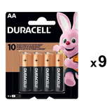 Kit 24 Pilhas Duracell Aa (6 Cartelas C/ 4)