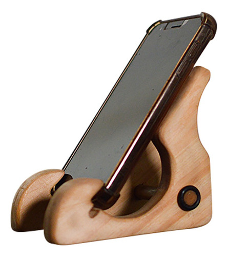 Soporte Base Celular Madera