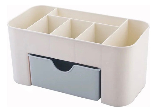 Organizador Maquillaje Cosmeticos C/cajon Color - Plastico