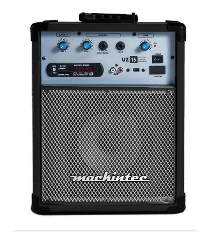 Caixa De Som Mackintec Uz 15 Portátil Com Bluetooth, Fm...