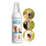 Spray Bucal Mau Hálito Para Cachorro Gato Pet Clean 120 Ml